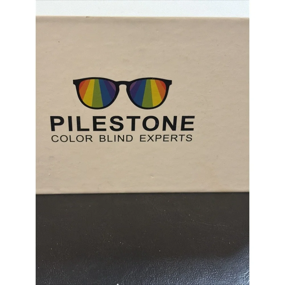 Pilestone Color Blind Glasses GM-2 Lens D Non-Prescription Red Lenses NEW Protan